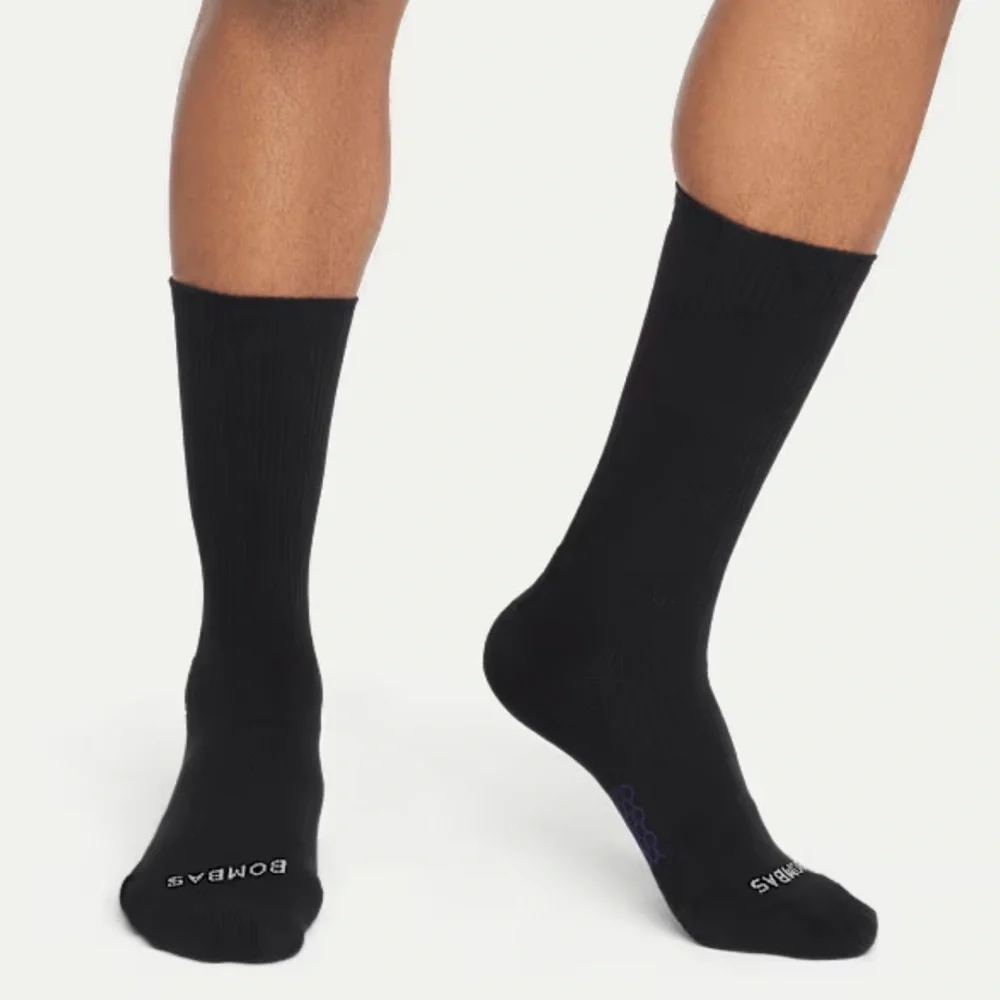 Bombas Men's Modern Rib Calf Sock 4-Pack